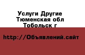 Услуги Другие. Тюменская обл.,Тобольск г.